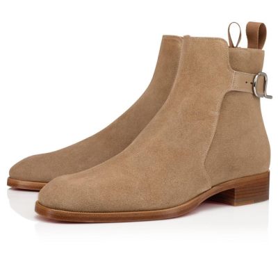 Botas Valido Christian Louboutin Hombre - Beige - 1210970M024